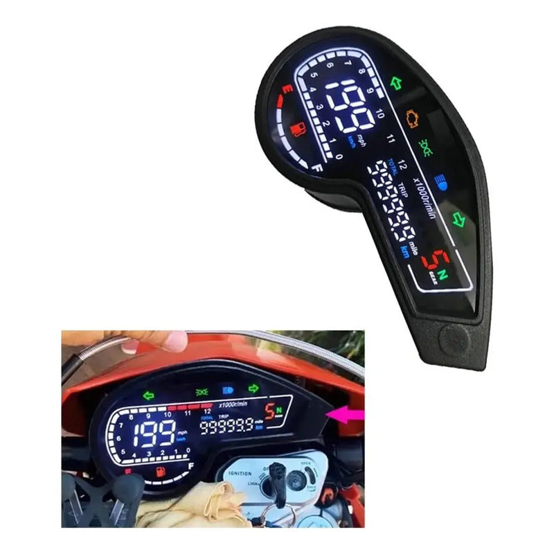 Tablero Digital Para Motocicleta Dm200dm250 Crm250 Xr150