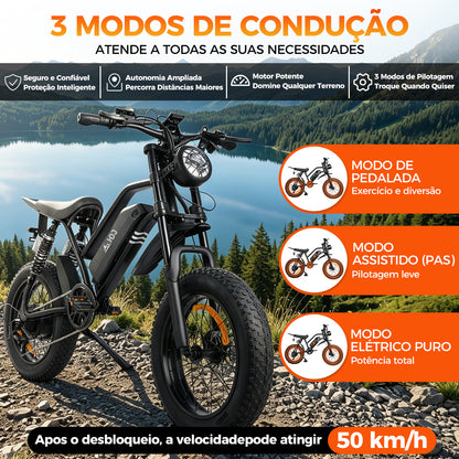 HDJ A05 Bicicleta Elétrica 1000W 48V