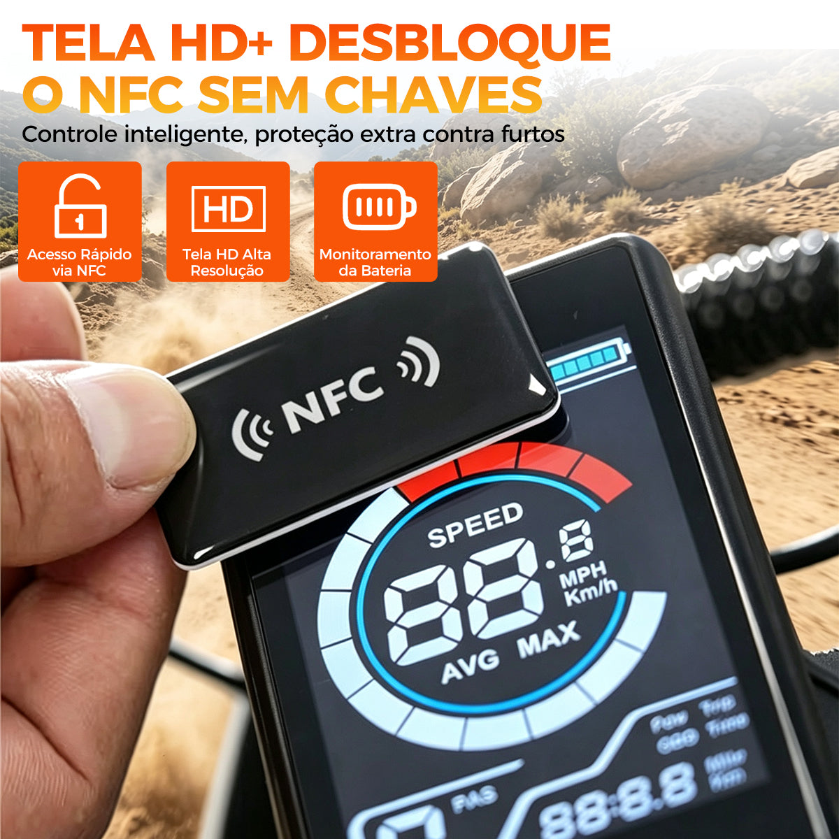 HDJ A05 Bicicleta Elétrica 1000W 48V
