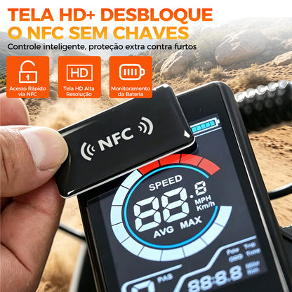 HDJ A05 Bicicleta Elétrica 1000W 48V