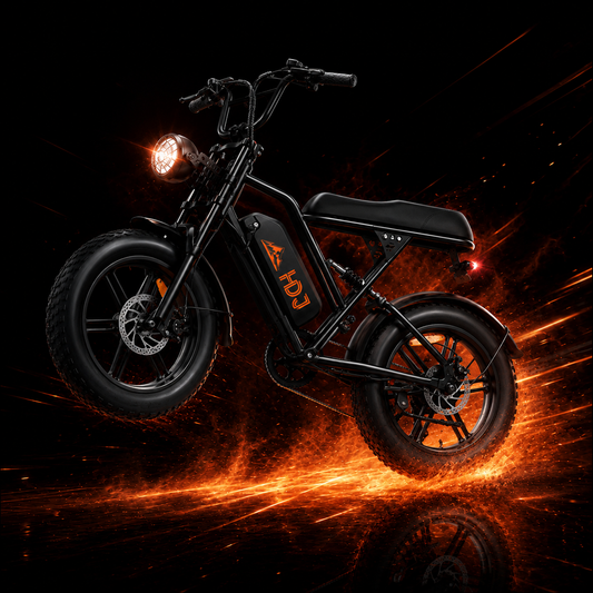 1000W HDJ V8 High Power Electric Bicycle • Delivery in Brazil 🇧🇷