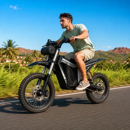 HDJ G28 Moto Elétrica Off-Road 1000W 48V – Preta