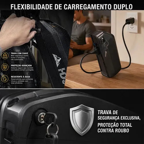HDJ A07 Bicicleta Elétrica 1000W 48V 18Ah