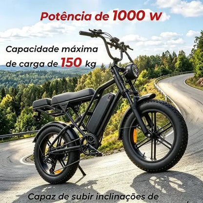 HDJ A07 Bicicleta Elétrica 1000W 48V 18Ah