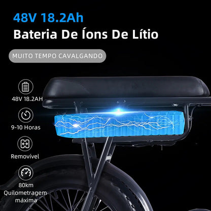 Qws V9 Brake Bicicleta Elétrica 48v 15ah 45km/h