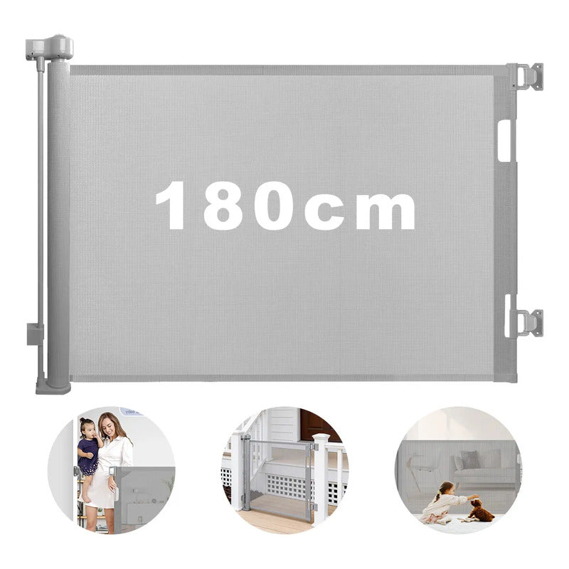 Grade Ajustável 1.80m Segurança Divisória Bebe Pet Escada