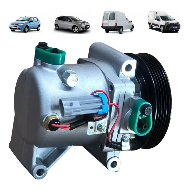 Compressor Ar Palio Siena Uno Strada Fire 1.0 1.4 Calsonic