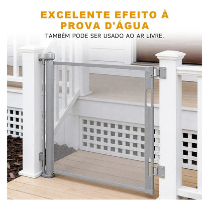 Grade Ajustável 1.80m Segurança Divisória Bebe Pet Escada