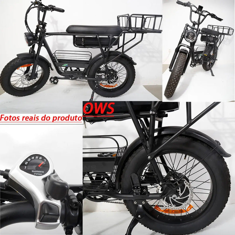 Qws V9 Brake Bicicleta Elétrica 48v 15ah 45km/h