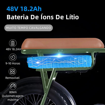 Qws V9 Brake Bicicleta Elétrica 48v 15ah 45km/h