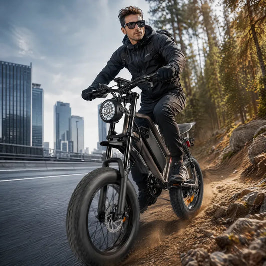 HDJ A05 Bicicleta Elétrica 1000W 48V 18Ah