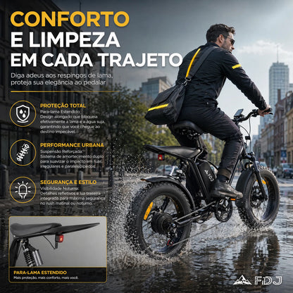 Bicicleta Elétrica Scooter A05 Shimano 1000w 48v 50km Nfc Cinza
