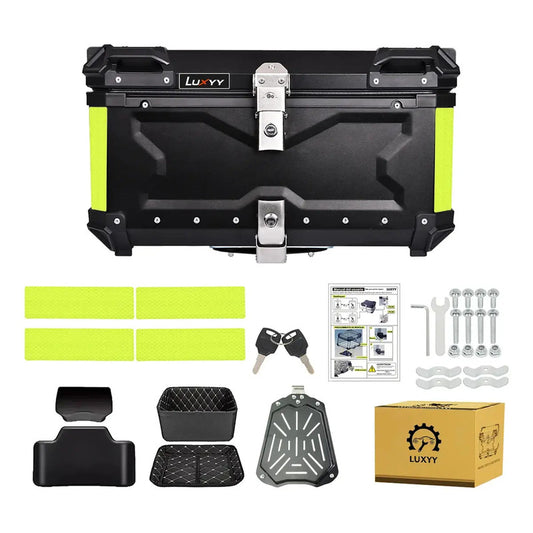 Caja Para Moto Top Case Maletero De Aluminio Para Moto 65l