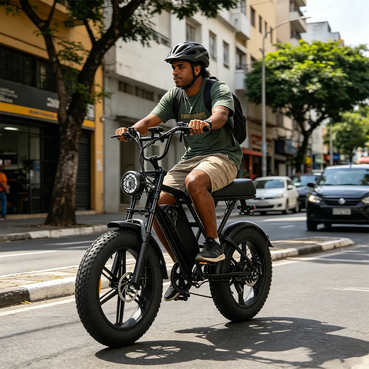HDJ V8 Bicicleta Elétrica 1000W de Alta Potência • Entrega no Brasil 🇧🇷