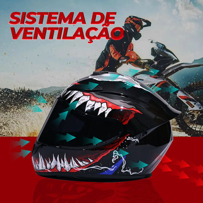 Capacete Para Moto Integral Asx City Preto Fosco Tamanho 58 M Liso