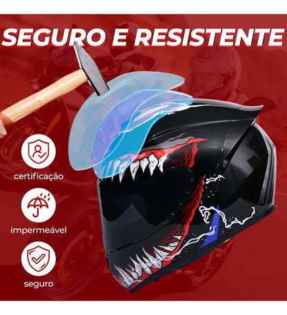 Capacete Para Moto Integral Asx City Preto Fosco Tamanho 58 M Liso