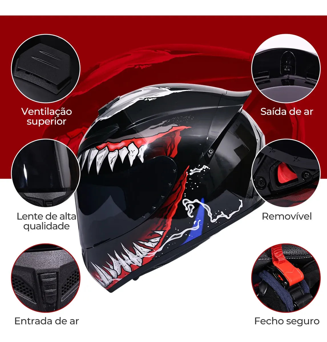 Capacete Para Moto Integral Asx City Preto Fosco Tamanho 58 M Liso