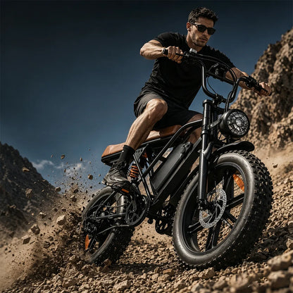 HDJ G60 Bicicleta Elétrica 1000W com Bateria Removível 48V 15Ah